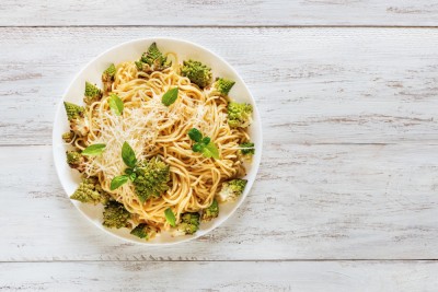 Pâtes au chou Romanesco