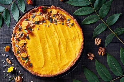 Tarte fruits de la passion et à l'orange