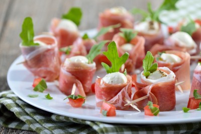 Roulé de jambon au fromage de chèvre frais
