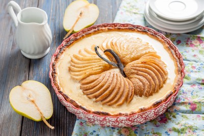 Tarte aux poires et au mascarpone