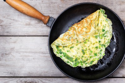 Omelette aux herbes fraîches