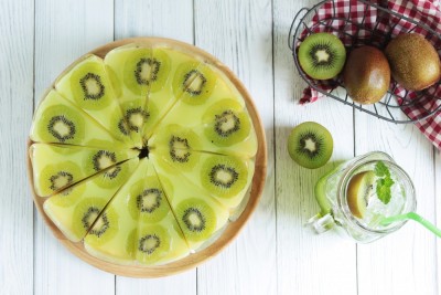 Flognarde aux kiwis