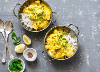 Cabillaud à la crème de curry