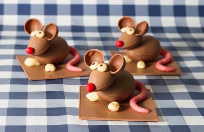 Souris en chocolat
