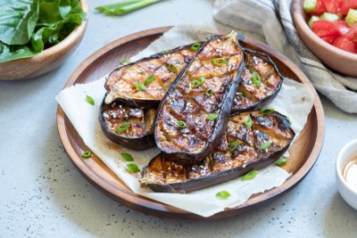 Aubergine sauce miso