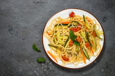 Spaghetti aux courgettes et carottes