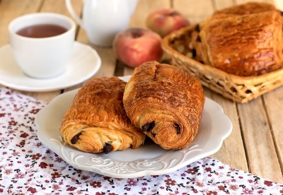 Pains au chocolat et à la noix de coco