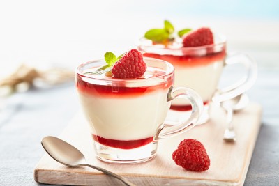 Panna Cotta fraises et chocolat blanc