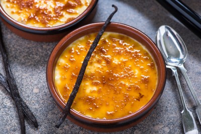 Crème brulée au rhum vanillé