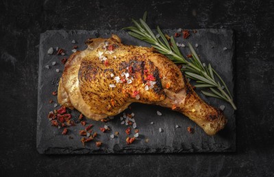 Cuisses de poulet au miel et romarin