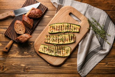 Courgettes grillées au barbecue