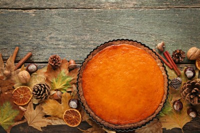 Tarte au potiron et sirop d'érable