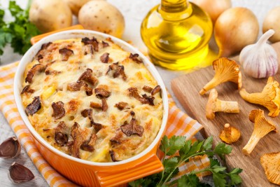 Gratin dauphinois aux champignons