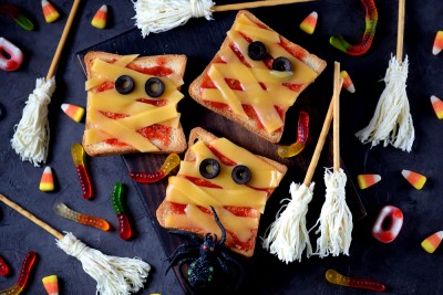 Toasts momies d'Halloween