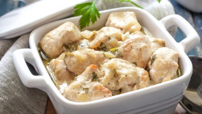 Velouté de poularde aux marrons
