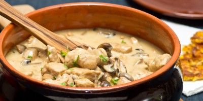 Blanquette de dinde aux amandes