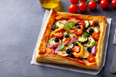 Tarte feuilletée aux légumes