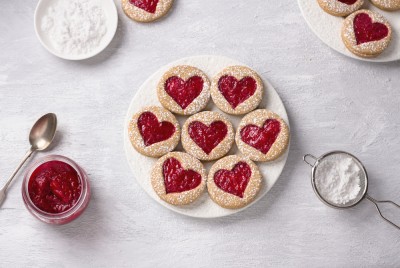 Sablés à la confiture de framboise