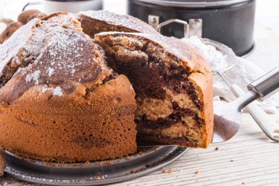 Gâteau marbré au yaourt