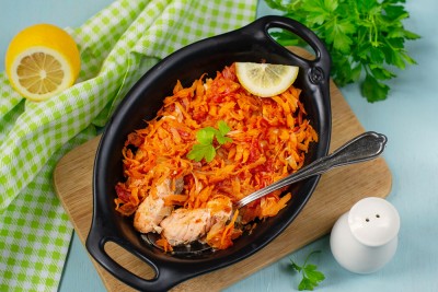 Gratin de poisson aux carottes