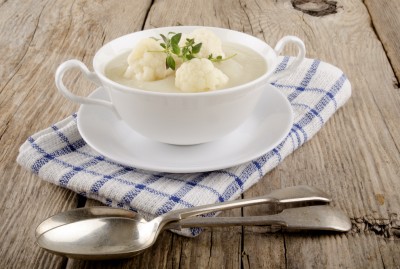 Velouté de chou-fleur aux cacahuètes