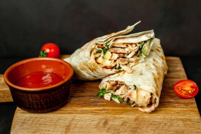 Wraps de lapin aux épices