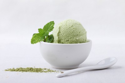 Glace à la menthe maison