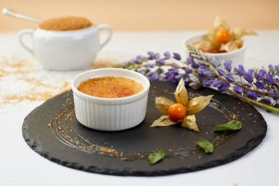 Flan à la lavande