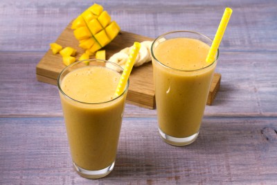 Soupe de mangue à la banane