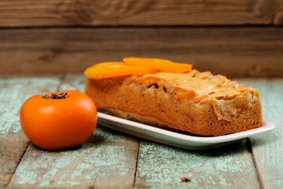 Cake aux kakis