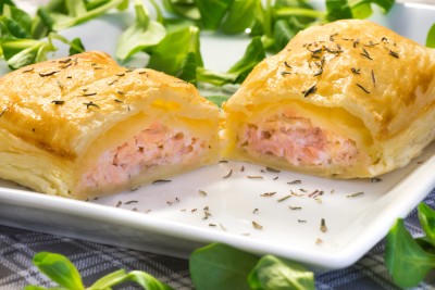 Feuilletés au saumon