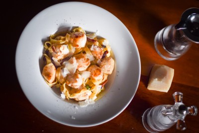 Tagliatelles aux Saint-Jacques