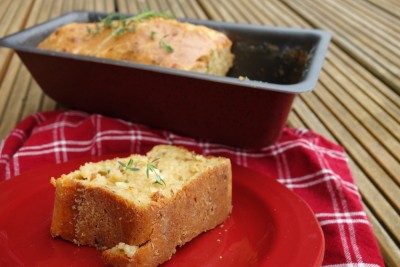 Cake saumon, olives et basilic