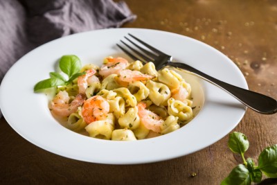 Pâtes aux scampi