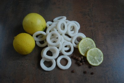 Calamars surgelés à l'armoricaine