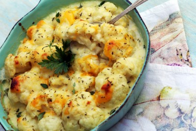 Chou-fleur à la béchamel