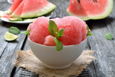 Sorbet à la pastèque
