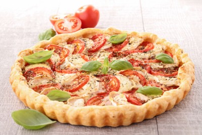 Tarte à la tomate et à la mozzarella