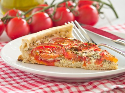 Tarte au thon et à la tomate