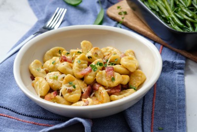 Gnocchis à la carbonara