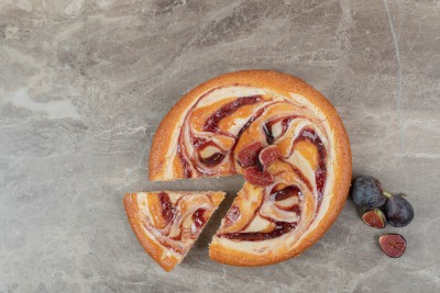 Tarte au figues et vanille