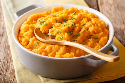 Purée patate douce pomme de terre