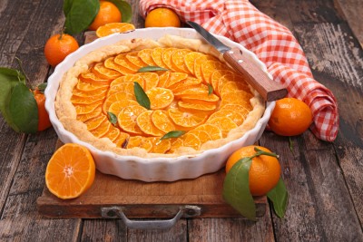Tarte aux clémentines