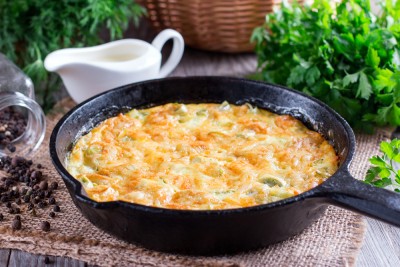 Gratin de poireaux au parmesan
