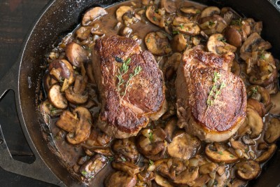 Filet mignon aux champignons