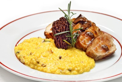 Poulet aux morilles