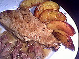Escalopes de dinde aux nectarines