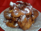 Beignets aux raisins secs et fruits confits