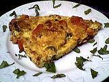 Omelette aux poivrons