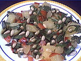 Salade aux pignons